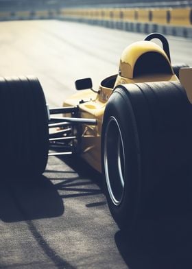 Vintage Formula 1 car