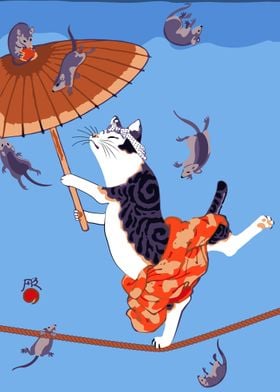 Japanese Traditional Cat