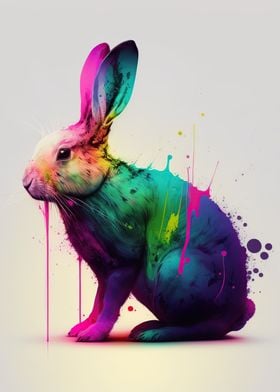 Bunny colorful