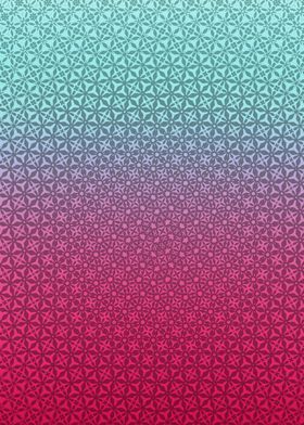 Gradient floral pattern 2