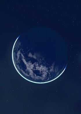 The Beatiful Moon Planet