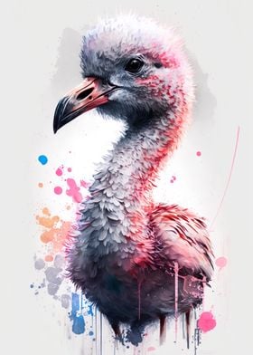 Flamingo Watersketch