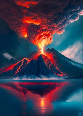 Erupting Volcano