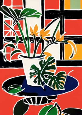 Maximalist Monstera Poster