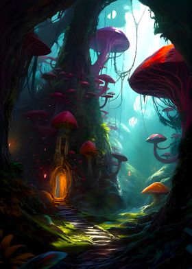 Mystic Temple Of Mushrooms