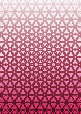 Pink honeycomb pattern