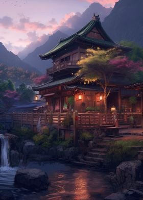 'Breathtaking Japan 05' Poster by KyzArt | Displate