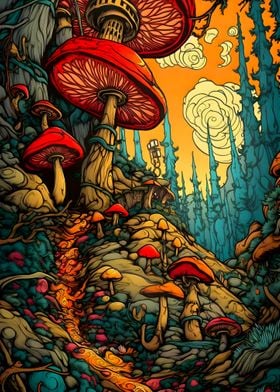 Fantastical Mushroom World