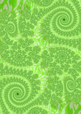 Psychedelic Green Fractal