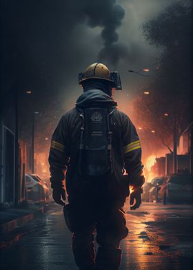 Firefighter Fire