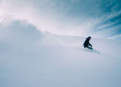 Skier and Snowboarding