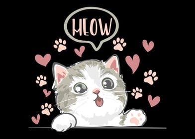 Cute Cat Meow Feline