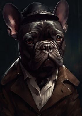 French Bulldog Gangster