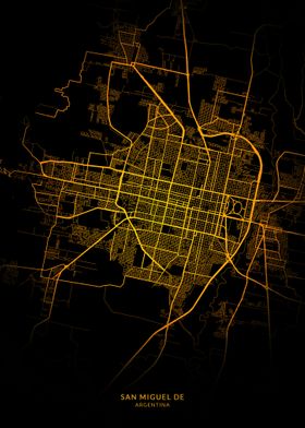 San Miguel de City Map