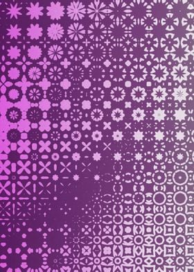 Generative purple pattern