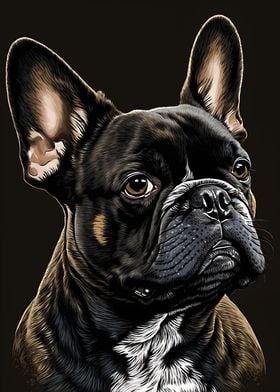 french bulldog portrait