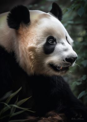 Panda Posing