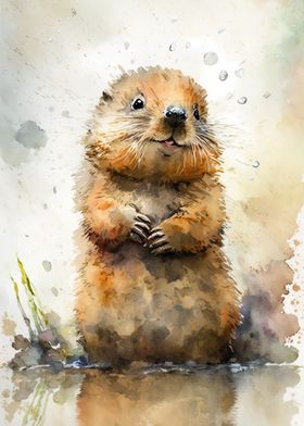 Beaver Watersketch