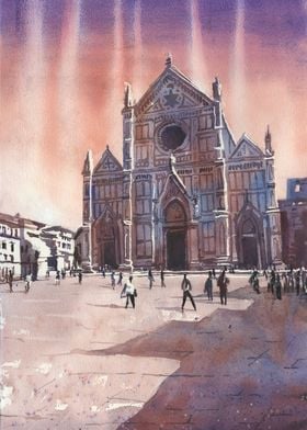 Florence Italy church art