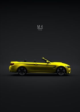 2014 BMW M4 F83 Yellow