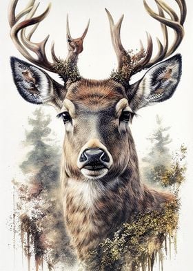 Deer Face Nature Animal