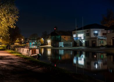 Night view of River Cam