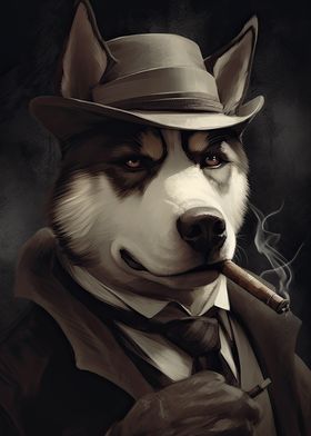 Husky Dog The Gangster 