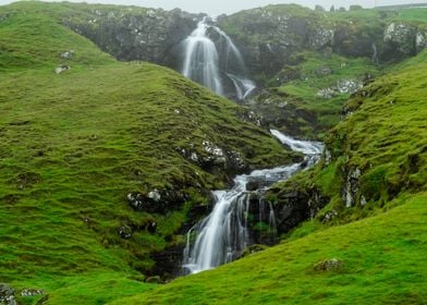 Waterfall on Faroe Islands