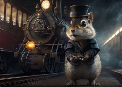 Steampunk Chipmunk