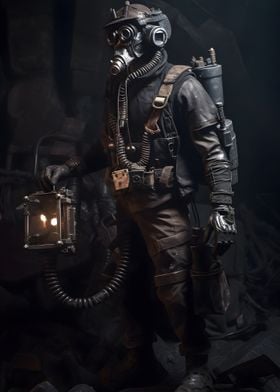 Steampunk Coalminer