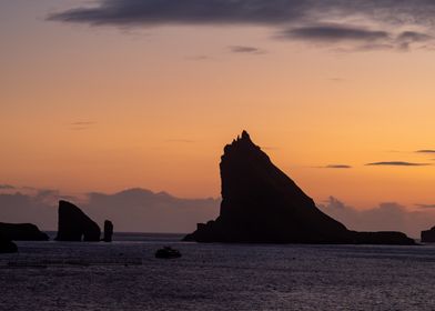 Sunset on Faroe islands