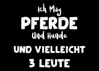 Ich Mag Pferde Und Hunde U