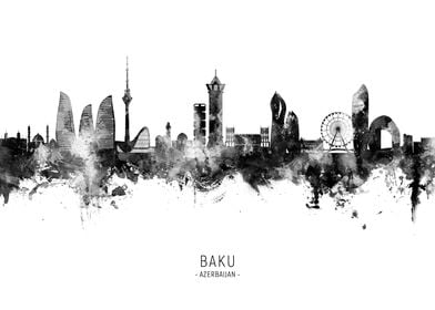 Baku Skyline Azerbaijan