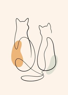 Cat one line