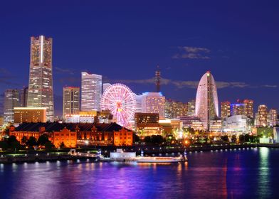 Yokohama Japan Skyline