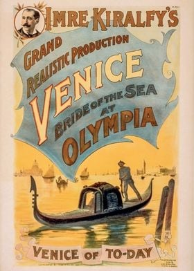 Venice Vintage Poster