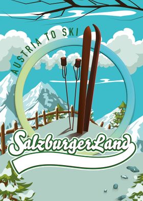 salzburgerland austria ski