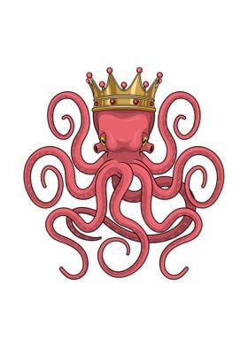 Octopus King Crown