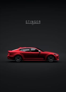 2022 Kia Stinger GT Red