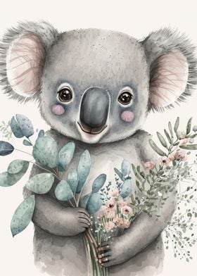 Koala watercolor 