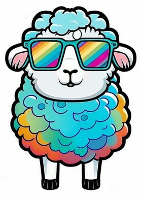 Sheep with Sunglasses