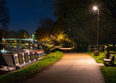 Night view on River Cam