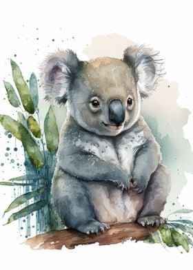 Koala watercolor 