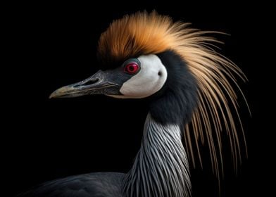 Gray Crowned Crane