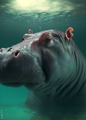 Perplexed Hippopotamus
