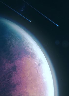 Planet Space Scifi Galaxy