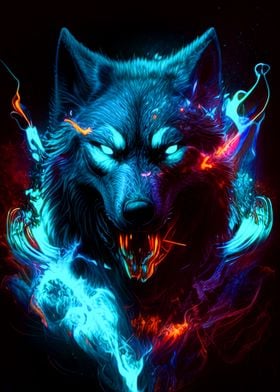 'Wolf' Poster by Hustle 92 | Displate
