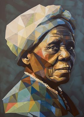 Harriet Tubman Geometric