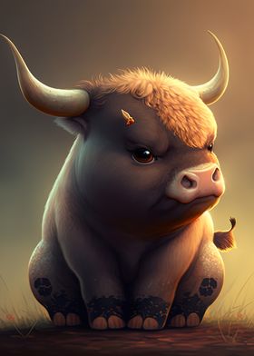 cute bull