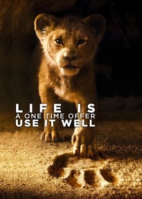 Baby Lion Motivational